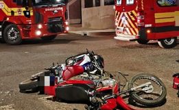 Colisão frontal entre motos deixa um ferido em Iporã do Oeste