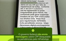 Município emite alerta sobre golpe envolvendo o aplicativo gov.br