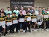 Vice-campeões dos Joguinhos Abertos recebem moção na Câmara de Cedro