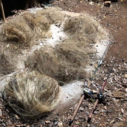 Polícia Militar Ambiental apreende material de pesca irregular e pescador é autuado 