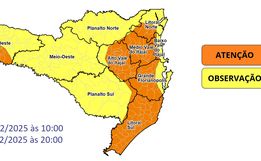 Extremo Oeste pode registrar até 40°C antes da chegada de temporais em SC
