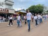 Linha do tempo sobre agricultura e indústria foi trabalhado no desfile cívico