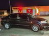 Mulher fica ferida em colisão entre carro e moto em São Lourenço do Oeste