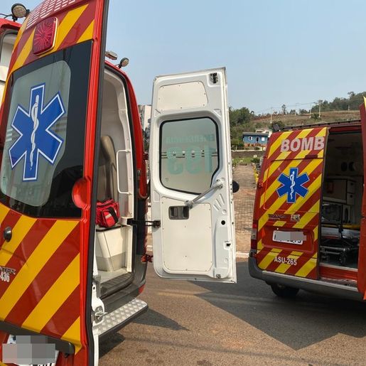 Colisão entre motos deixa feridos em Itapiranga