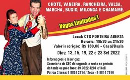 CTG Porteira Aberta realiza Curso de Danças de Salão 