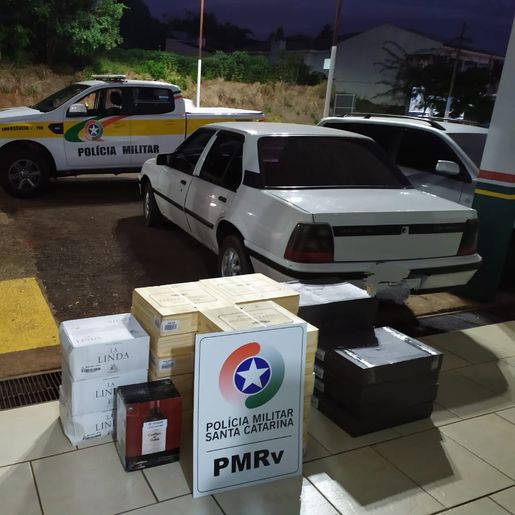 Carro e vinho estimados em mais de R$ 60 mil são apreendidos na região