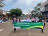 Linha do tempo sobre agricultura e indústria foi trabalhado no desfile cívico