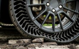 Michelin e General Motors lançam pneu sem ar e que não fura