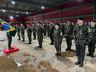 Militares do Exército prestam juramento à Bandeira em solenidade do Dia do Soldado