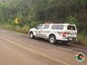 Mulher sofre ferimentos leves em saída de pista na SC 163 em Itapiranga