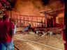 Incêndio atinge indústria madeireira em Palma Sola