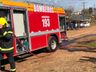 Incêndio em veículo mobiliza bombeiros de Campo Erê