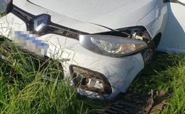 Saída de pista é registrada na SC-163 em Iporã do Oeste