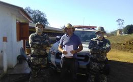 Após ser autuado, agricultor de Descanso usa redes sociais para agradecer atendimento da PMA