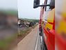 Motorista fica ferido em capotamento na BR-163 em Guarujá do Sul