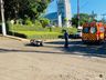 Colisão traseira deixa motociclista ferido em Itapiranga