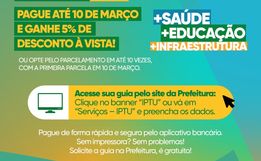 IPTU 2025 já está disponível para pagamentos em São Miguel do Oeste