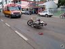 Homem fica ferido em colisão entre carro e moto em Itapiranga