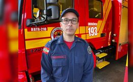 Comandante diz que hidrante estava funcionado, mas havia calçada sobre o registro em SMOeste