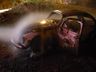 Fusca é destruído por incêndio durante a madrugada 