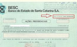 TJSC rejeita uso de ações do BESC para pagar dívida com Banco do Brasil