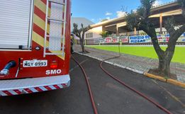 Incêndio em fritadeira elétrica mobiliza Corpo de Bombeiros em SMOeste
