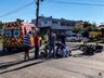 VÍDEO: Colisão entre carro e moto na Willy Barth deixa homem ferido