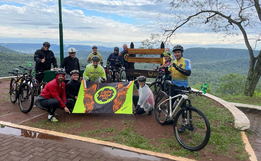 Clube do Pedal SMO viaja mais de 330 km de bicicleta até Posadas, na Argentina