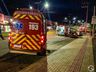 Motorista abre porta, ciclista cai e sofre ferimentos em SMOeste 