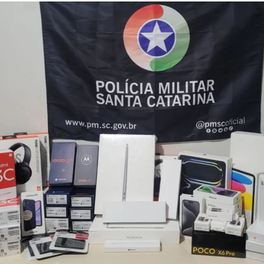 Operação conjunta resulta na apreensão de R$ 60 mil em produtos de descaminho 