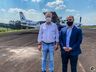 VÍDEOS: Empresa aérea inicia voos regulares em São Miguel do Oeste