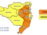 Extremo Oeste pode registrar até 40°C antes da chegada de temporais em SC