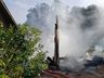 Residência é destruída por incêndio no interior de Riqueza