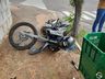 Homem sofre ferimentos em acidente entre carro e moto em Itapiranga