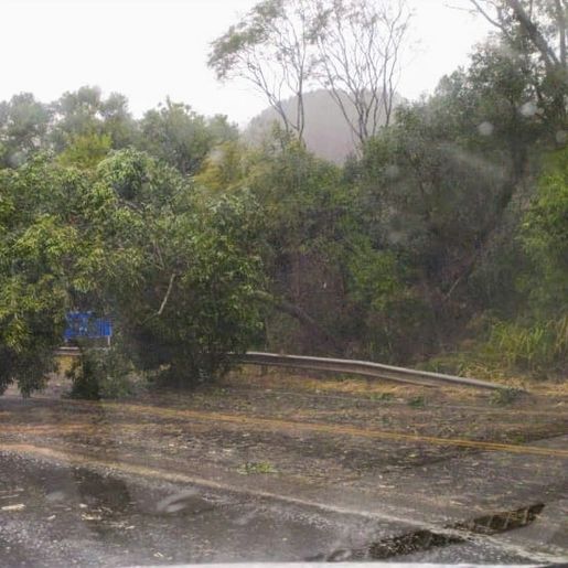 Vento e chuva  forte deixa prejuízos em Campo Erê e região  