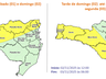 Defesa Civil emite alerta para temporais e chuva intensa em SC