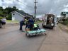 Motociclista fica ferido em acidente na Willy Barth 