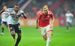 Em jogo de seis gols Inter empata em casa com São Paulo e sai do G4