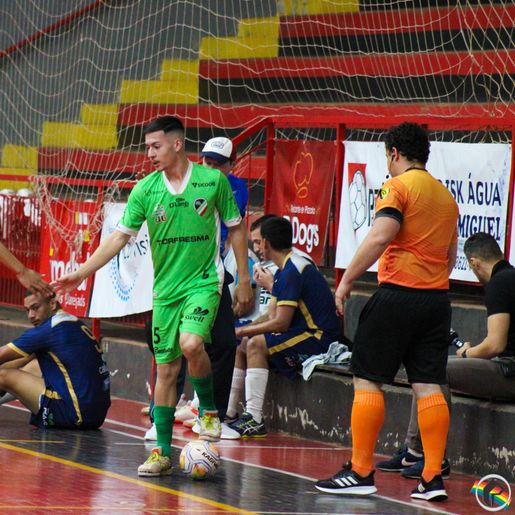 Com desfalques, São Miguel Futsal vence Abelardense no detalhe e segue líder