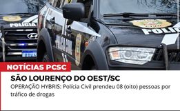 Polícia Civil prende envolvidos em tráfico de drogas durante Operação Hybris