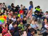 Alunos participam de campanha da Saúde de orientação sobre vacinação 