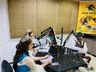 Soberanas de São João do Oeste visitam rádios Itapiranga e Oeste FM