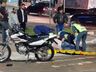 VÍDEO: Colisão no centro deixa homem ferido em São Miguel do Oeste