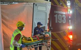 Jovem atropelada na BR-163 está na UTI do Hospital Regional Terezinha Gaio Basso 