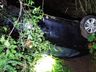 Capotamento deixa motorista ferido na BR-163