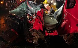Condutor fica gravemente ferido em acidente na SC-157