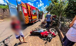 Mulher colide com o carro na moto do ex-namorado e deixa feridos em SMO