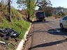 Colisão entre carro e moto deixa homem gravemente ferido em Pinhalzinho