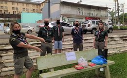   Grupo Escoteiro de Itapiranga realiza ação solidária 