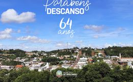 Descanso completa 64 anos de emancipação político administrativa